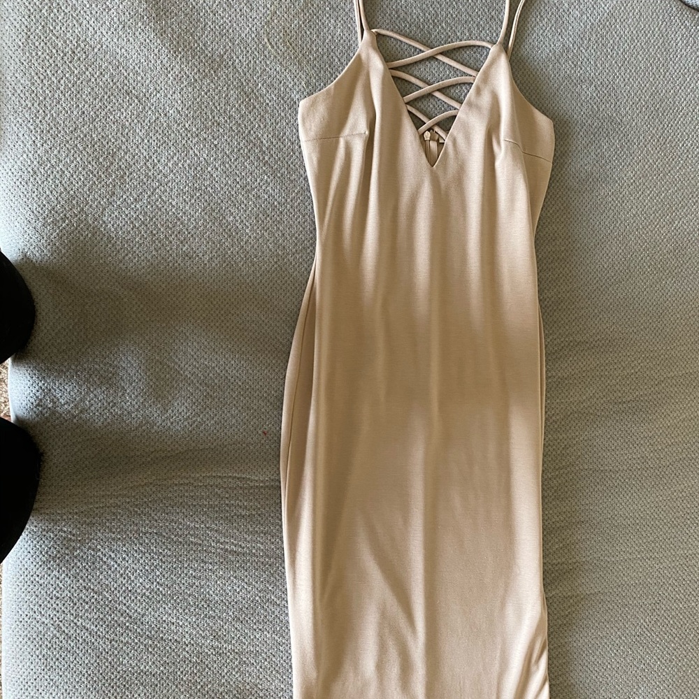 Tan Dress